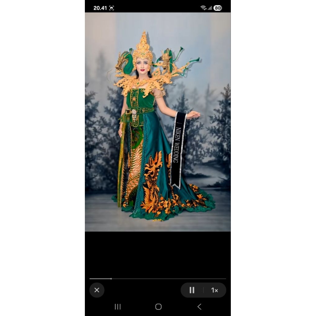 maskot karnaval NYI Roro kidul/maskot karnaval ratu