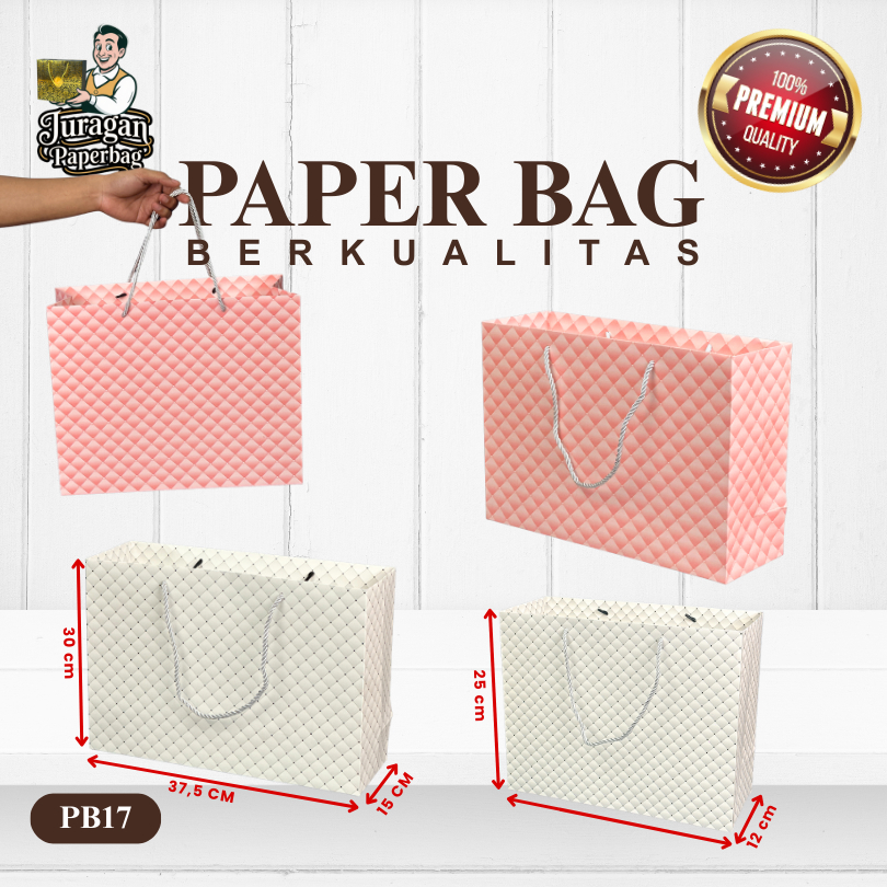 

Paper Bag Hadiah Jumbo / Premium Gift Bag / Tas Kado Jinjing / PB17
