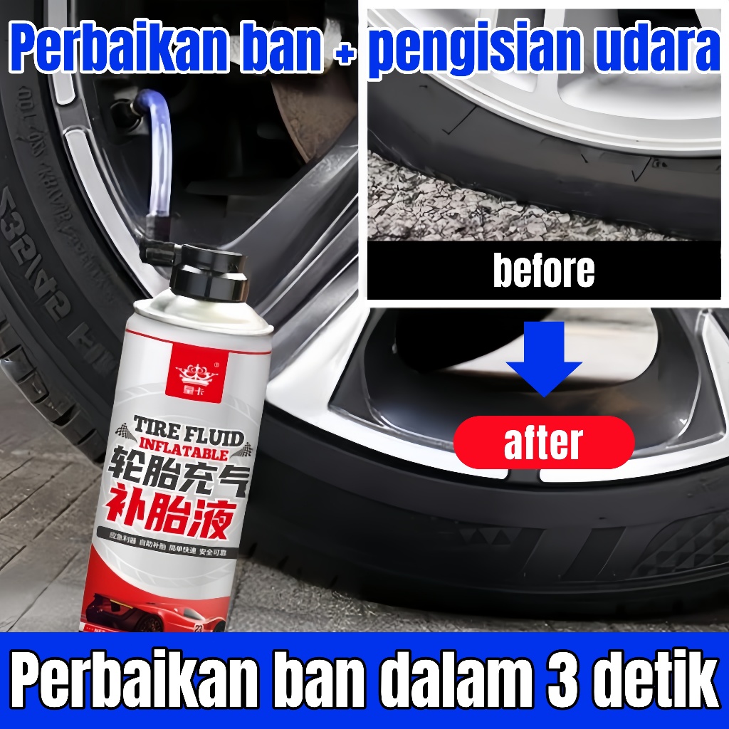 Cairan anti bocor ban tubeless motor mobil sepeda original tambal ban otomatis