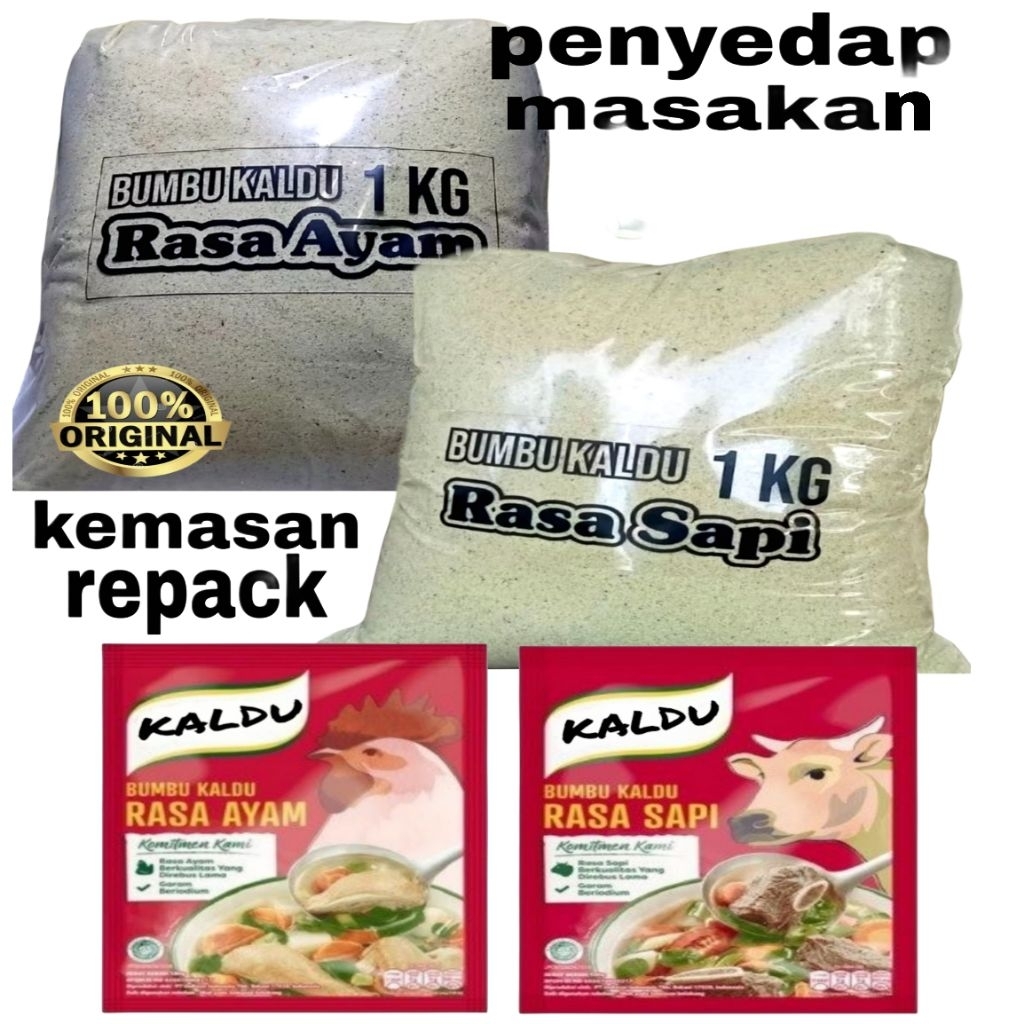 

Royco Kaldu Penyedap Masakan Rasa Ayam/Sapi 1 Kg Curah Kemasan Repack