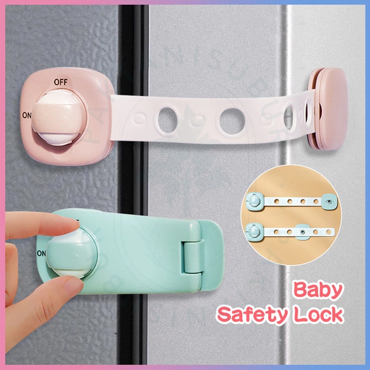 Kunci Lemari Kunci laci Safety Lock Pengaman Lemari Pengunci Lemari Pengunci Kulkas Pengaman Pintu