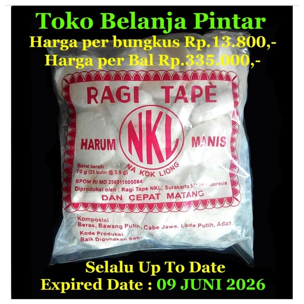

Ragi Tape NKL