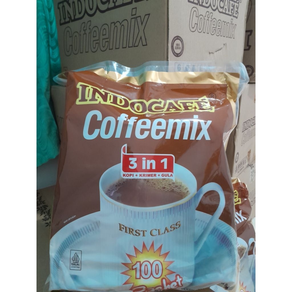 

[COD] KOPI INDOCAFE COFFEEMIX 3in1 Isi 100SACHET/1 BAG