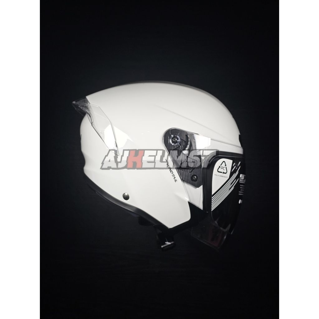 Helm RSV NEW WINDTAIL SOLID | RSV Half Face POLOS