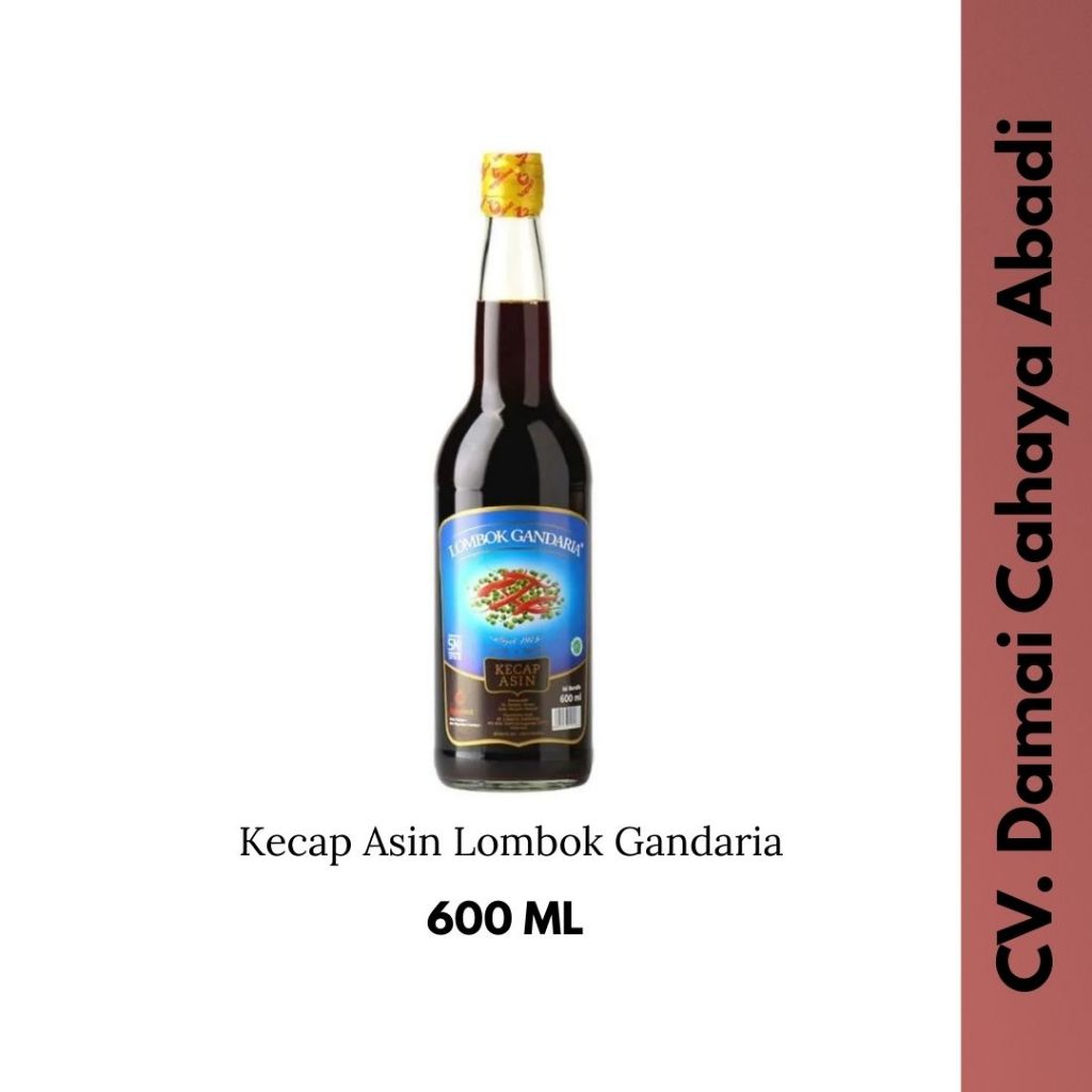

Kecap Asin LOMBOK GANDARIA 600 ML