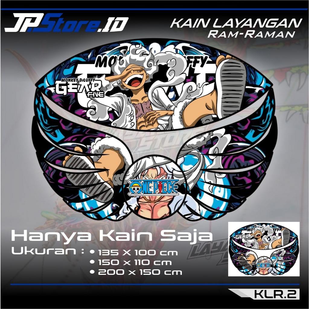 Kain Layang Layang Motif One Piece Full Print