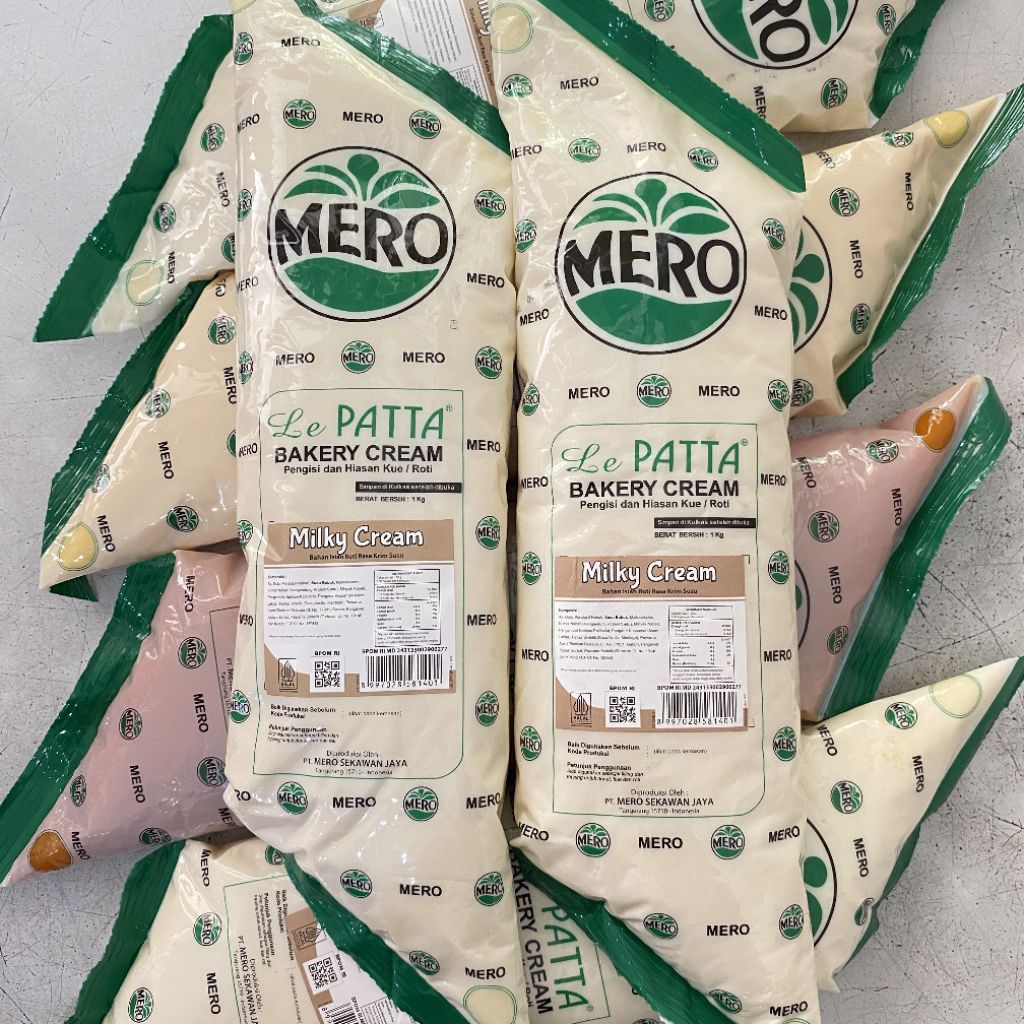 

Mero le patta bakery milky cream 1 kg | mero milky cream