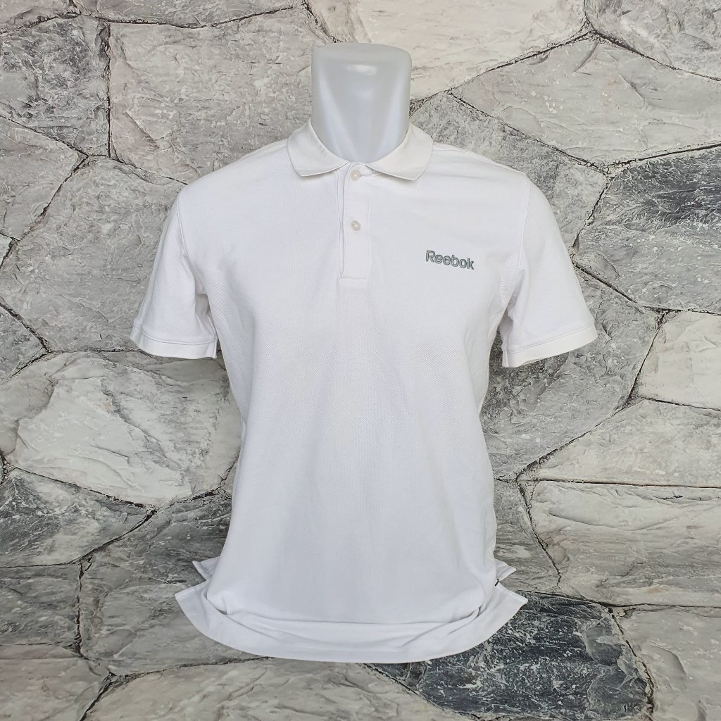 Baju Kaos Polo REEBOK - Size M / LD 52 cm - Original - Second