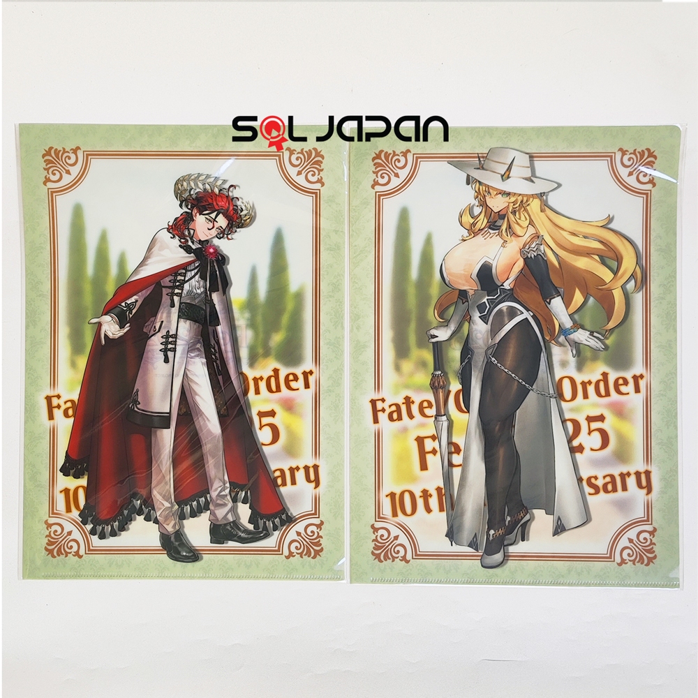 Fate Grand Order FGO Fes 2025 Welcome Garden A4 Clearfile Clear File A Dante Barghest