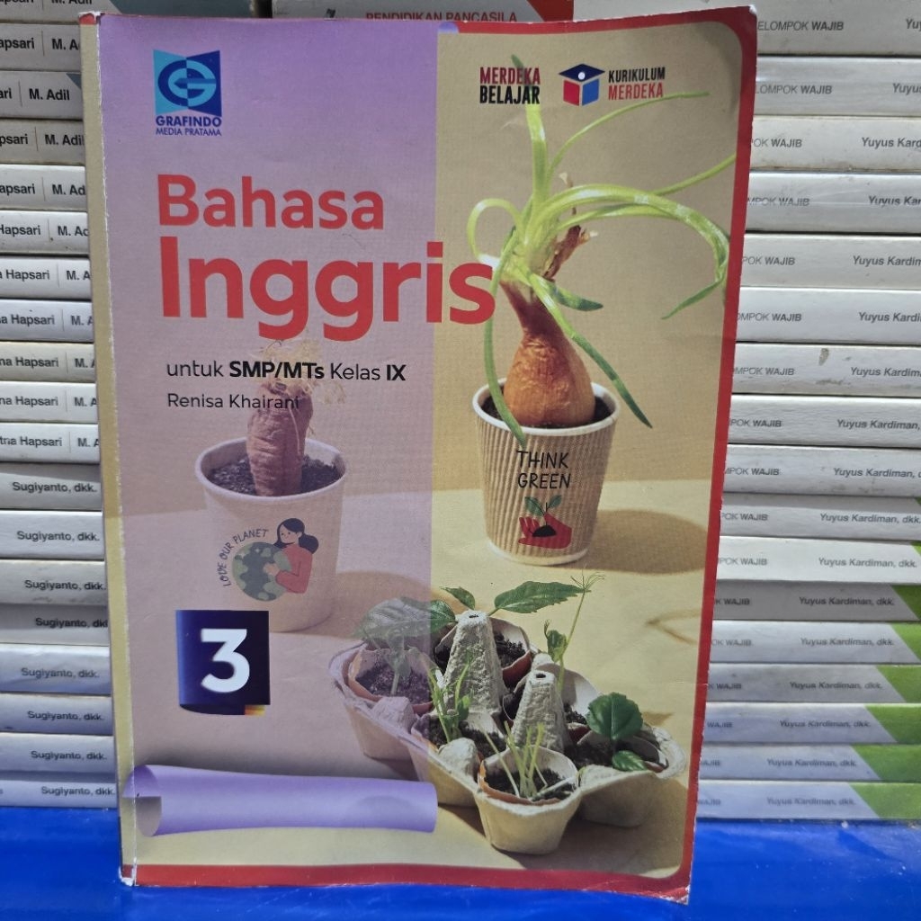 BUKU BEKAS GRAFINDO - BAHASA INGGRIS KELAS 3 SMP KURIKULUM MERDEKA