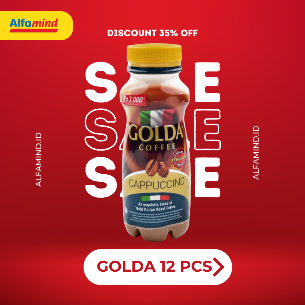 

GOLDA COFEE CAPUCHINO / DOLCELATTE 12 PCS