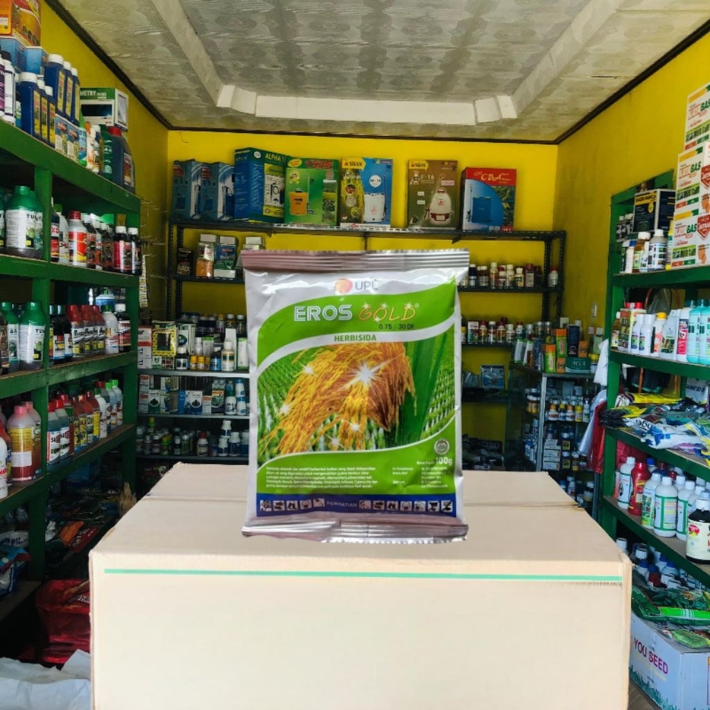 HERBISIDA EROS GOLD 100gram / HERBISIDA PEMBEKU BIJI DAN HERBISIDA SELEKTIF PADI