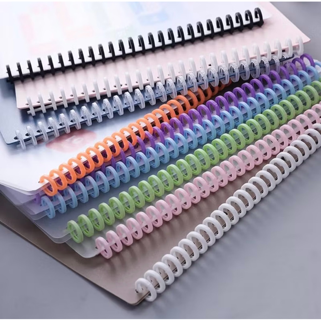 

[BARU] Cincin binder plastik 30 lubang untuk A4/B5/A5, dapat dibuka-tutup dan dilepas, cocok untuk digunakan sebagai pengikat di binder