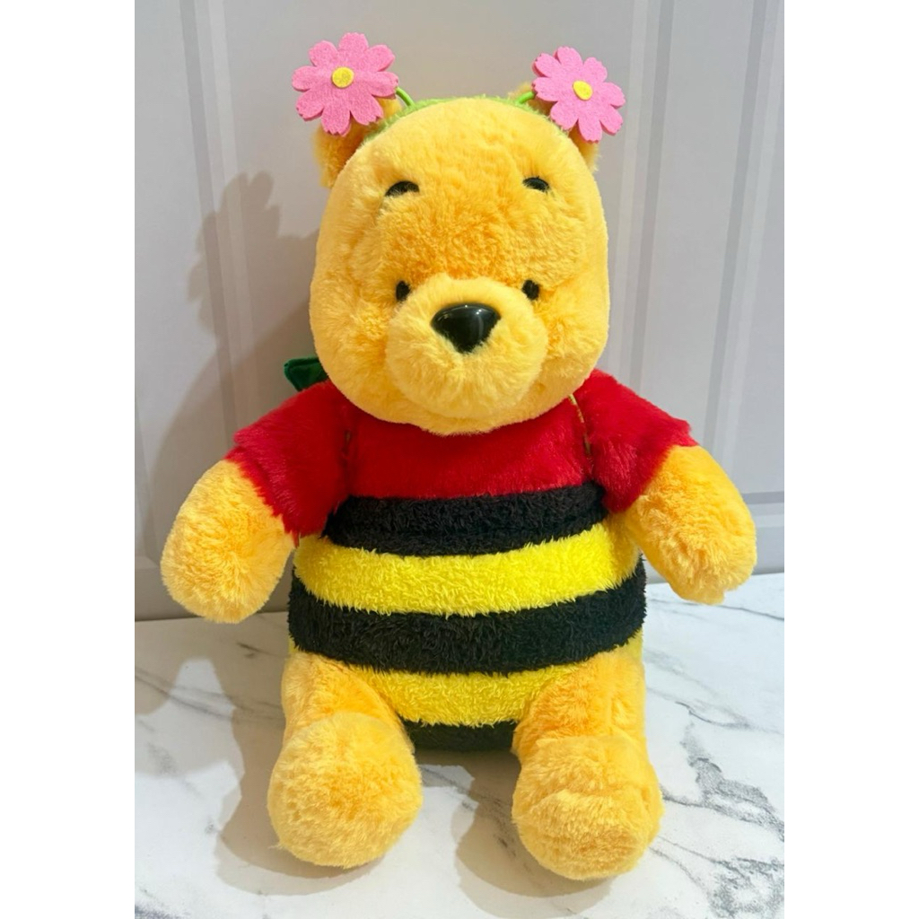 Boneka Plushie Pooh Kostum Lebah Tokyo Disney Resort (TDR)