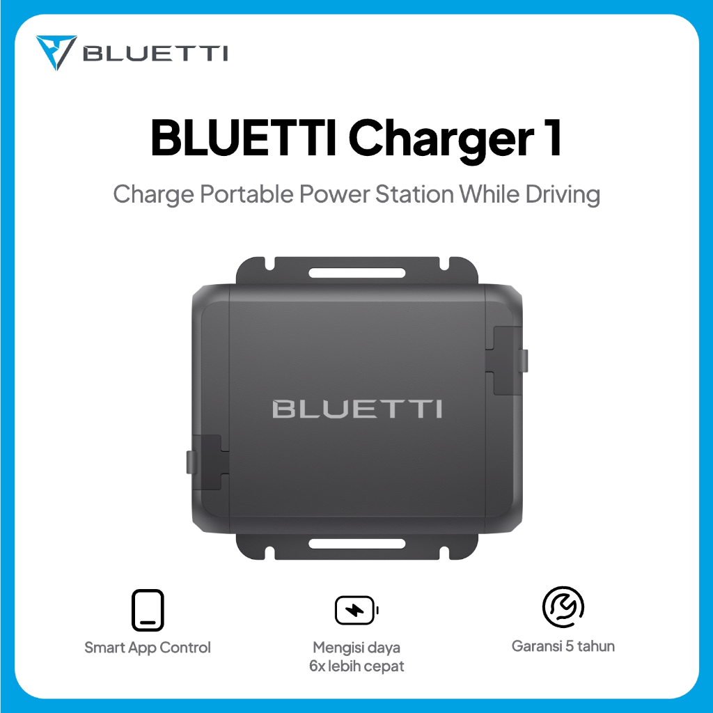 BLUETTI Charger 1: Charger Portable Power Station Saat Berkendara