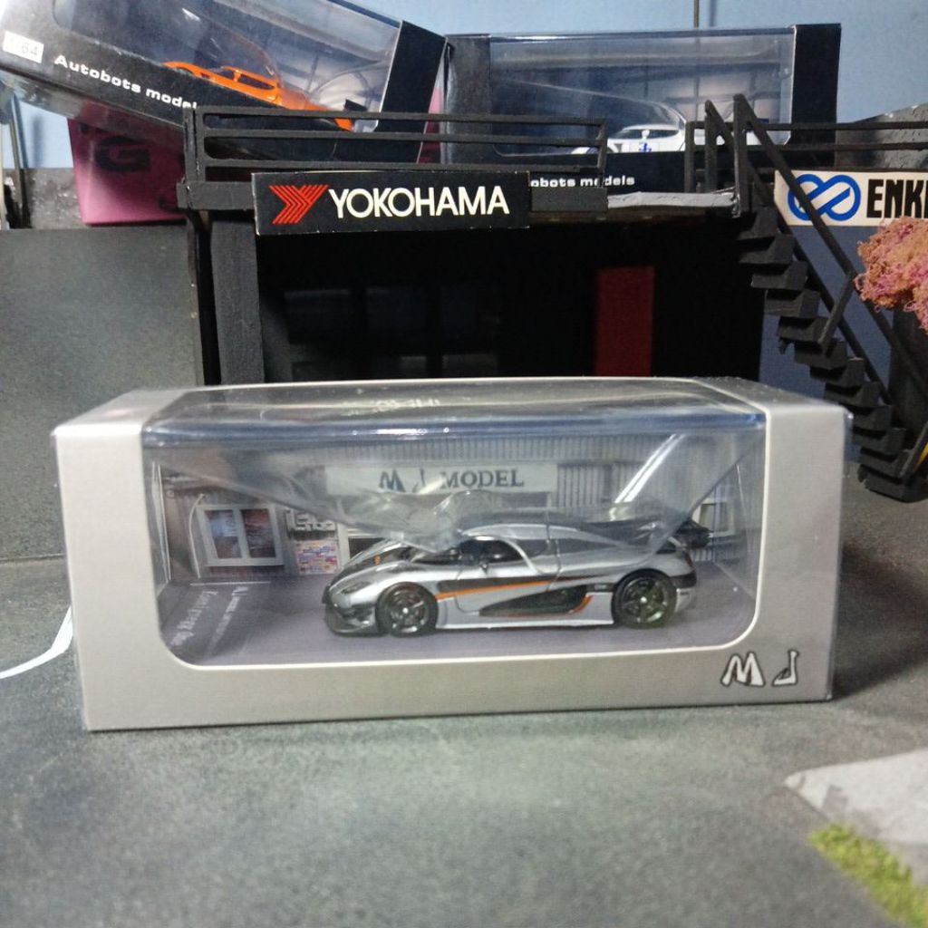 mj model koenigsegg one:1 silver