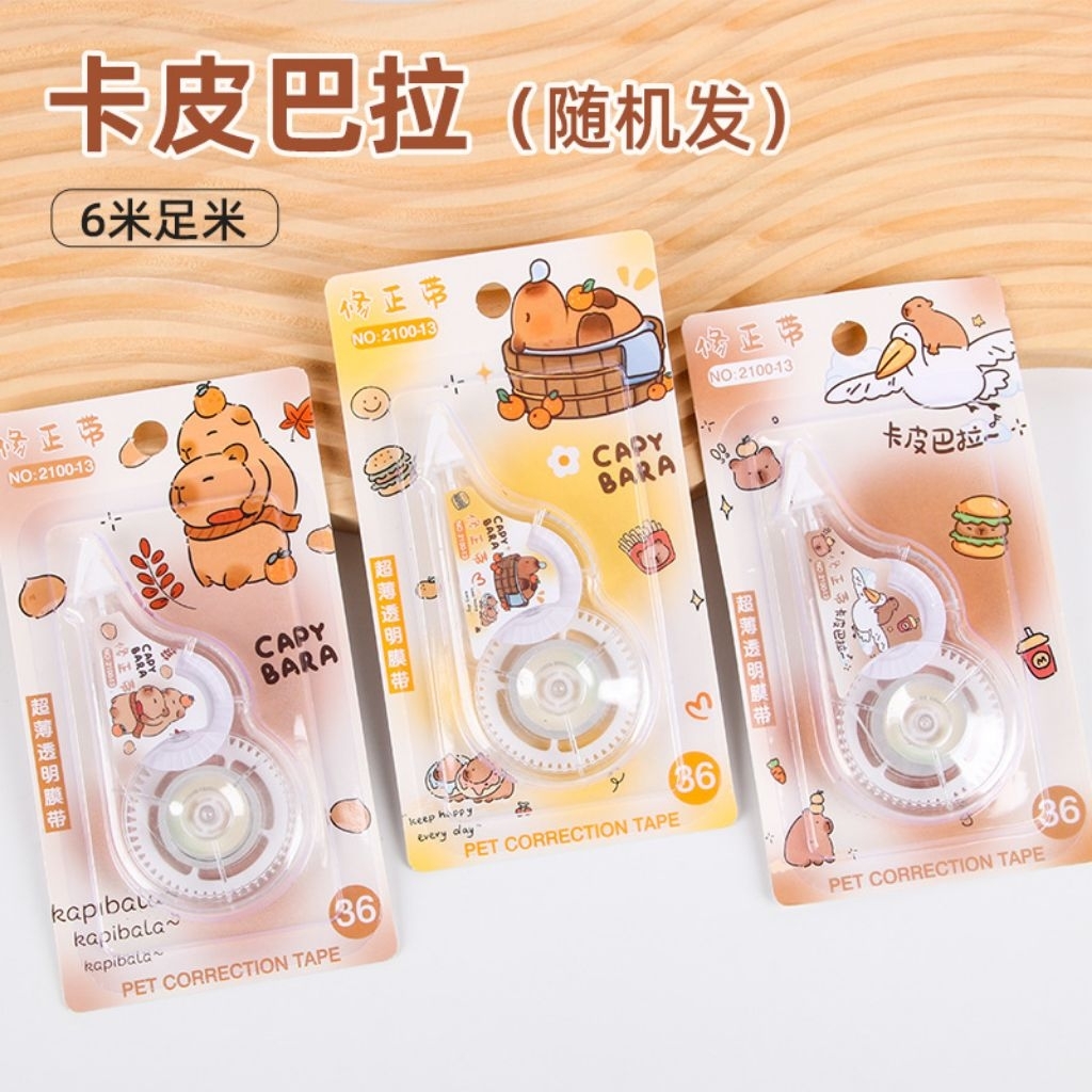 

Correction Tape Karakter Capybara 6 Meter / Tip-Ex Imut