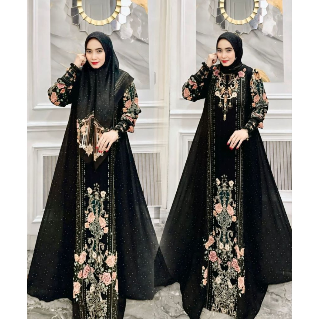 BISA COD ( MUFIDAH SERIES 4 BY MARIANI FASHION ORI PREMIUM GAMIS MARIANI TERBARU GAMIS MARIANI SYARI