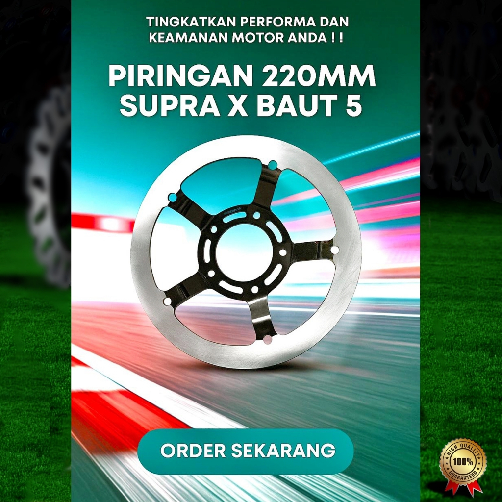 PIRINGAN DISK DEPAN BUTA SUPRA X/SUPRA FIT LAMA/LEGENDA/GRAND/LAGENDA/GLRPO/GLMAX disk brake front h