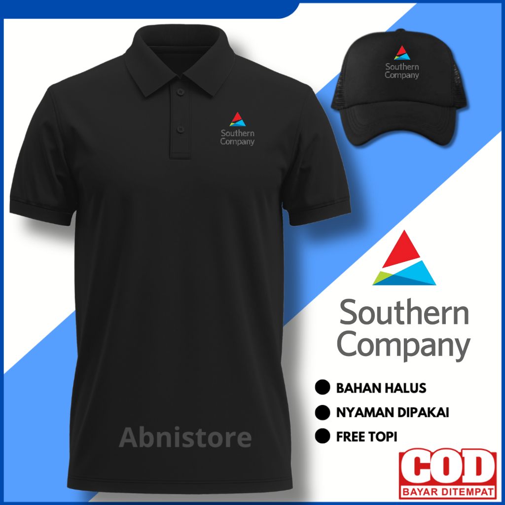 Polo Shirt Southern Company BAju Southern Company Kaos Kerah Southern Company