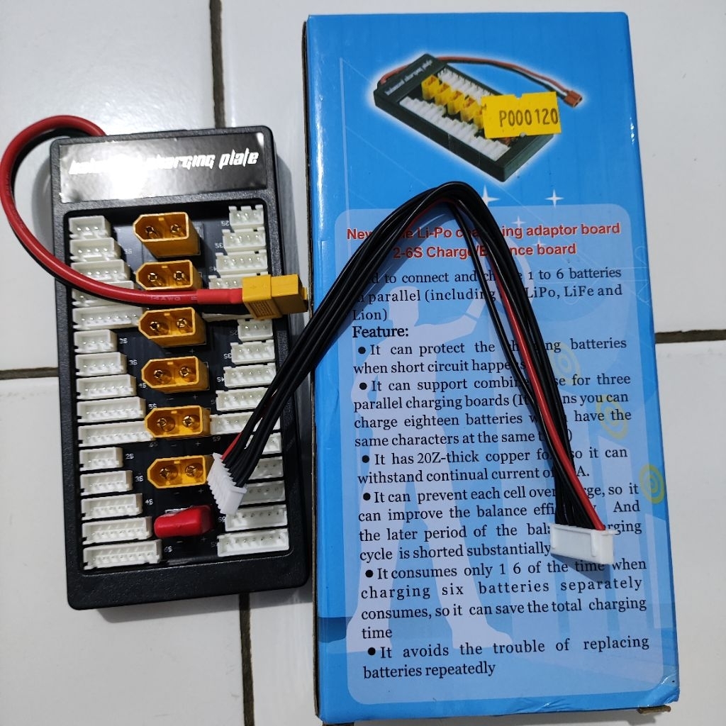 Parallel charging board lipo 2-6s (bekas)