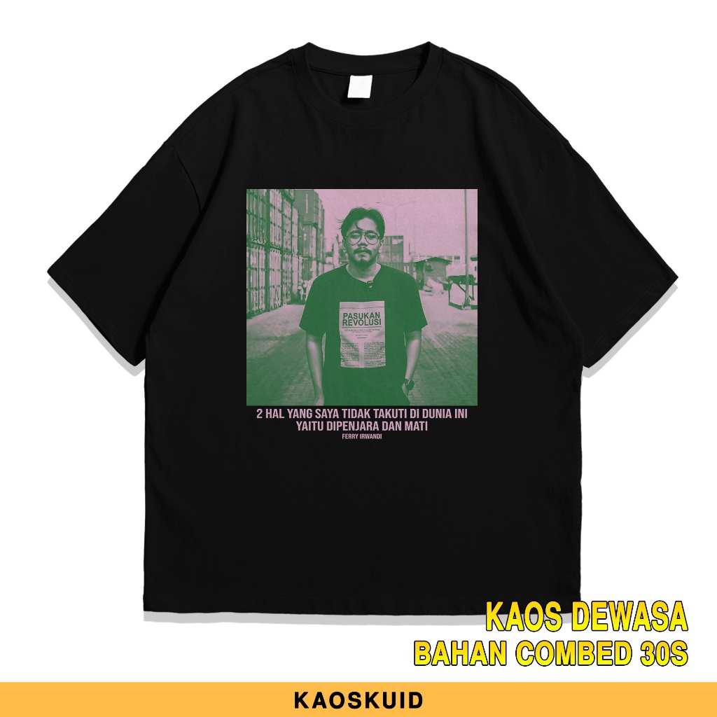 GUDANG KAOS ACAB 1312 V34 - Ferry Irwandi - FK COPS FK GOVERMENT - BAJU PRIA DAN WANITA UNISEX BAHAN
