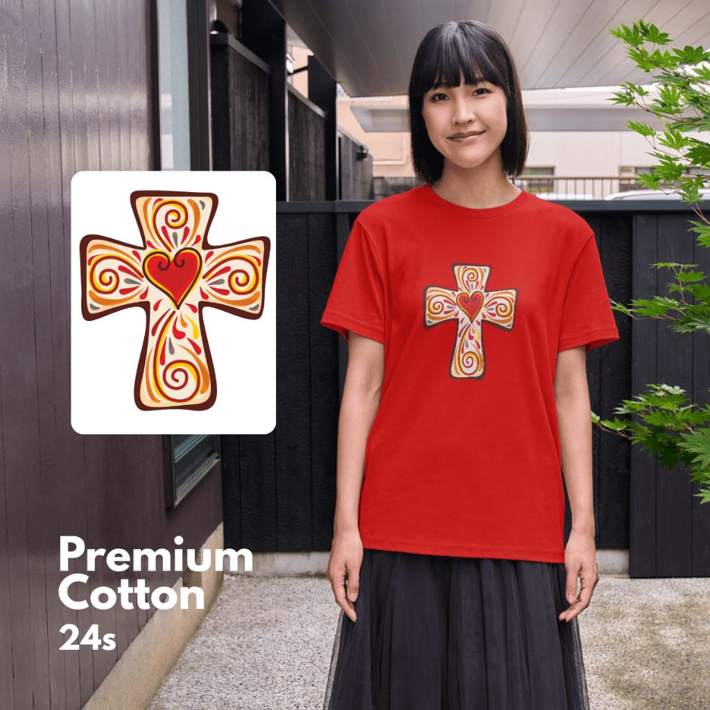 KAOS ROHANI KRISTEN / KAOS ROHANI PRIA WANITA / KAOS ROHANI KATOLIK / KAOS ROHANI SALIB