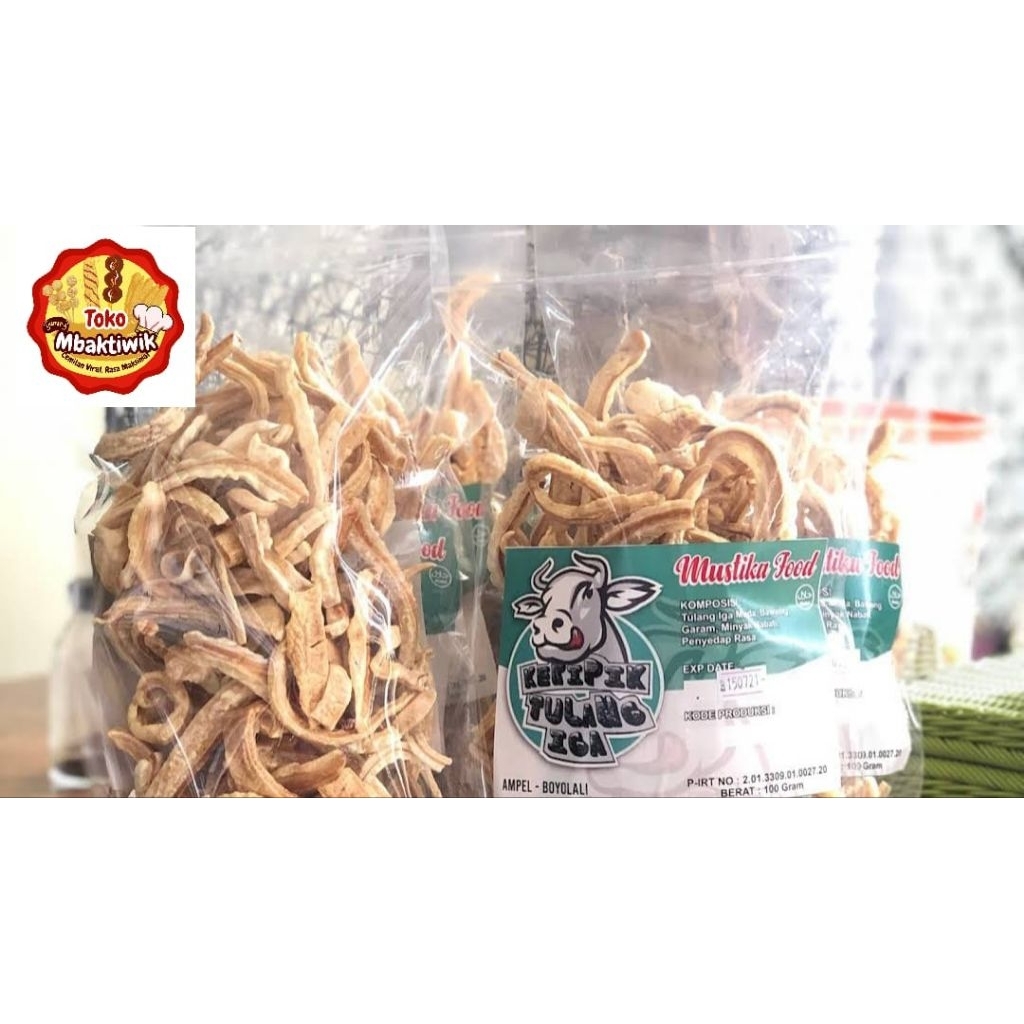 

keripik tulang iga sapi 100 gram