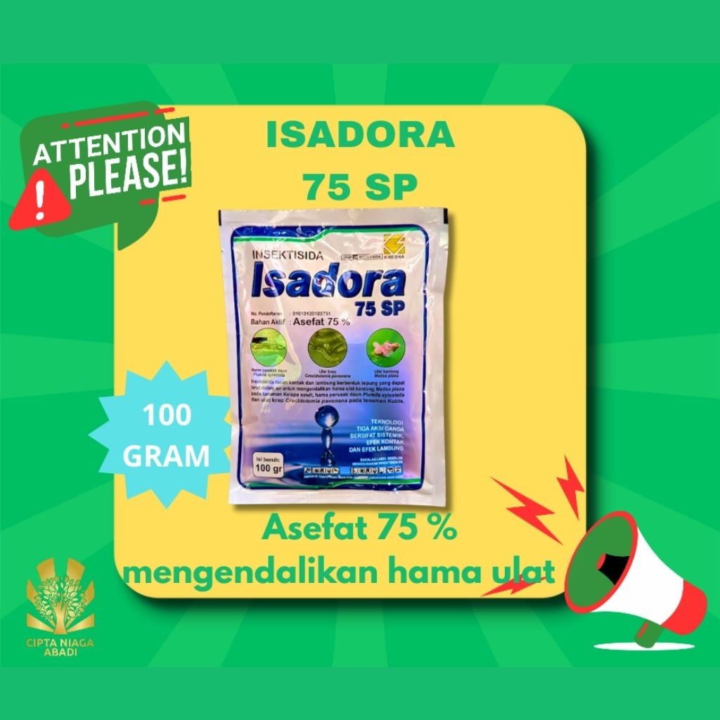 Insektisida ISADORA 75 SP, 100 gram