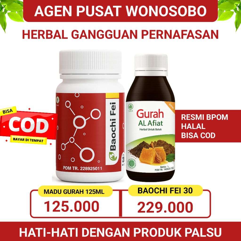 BAOCHI FEI HERBAL DAN KAPSUL HERBAL GURAH PARU-PARU - Agen Resmi Baochi Fei Asli Original Bergaransi