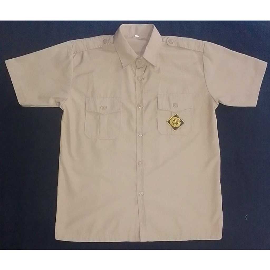 ATASAN PRAMUKA SMP SMA TANGAN PENDEK/KEMEJA PRAMUKA PRIA SMP SMA TANGAN PENDEK/BAJU PRAMUKA  PRIA