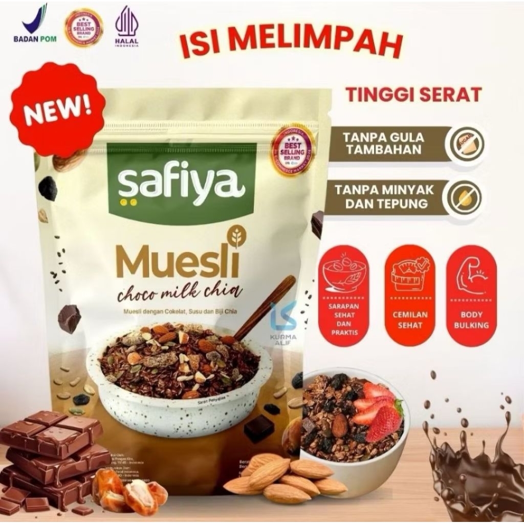 

Muesli Choco Milk 420gr by Safiya