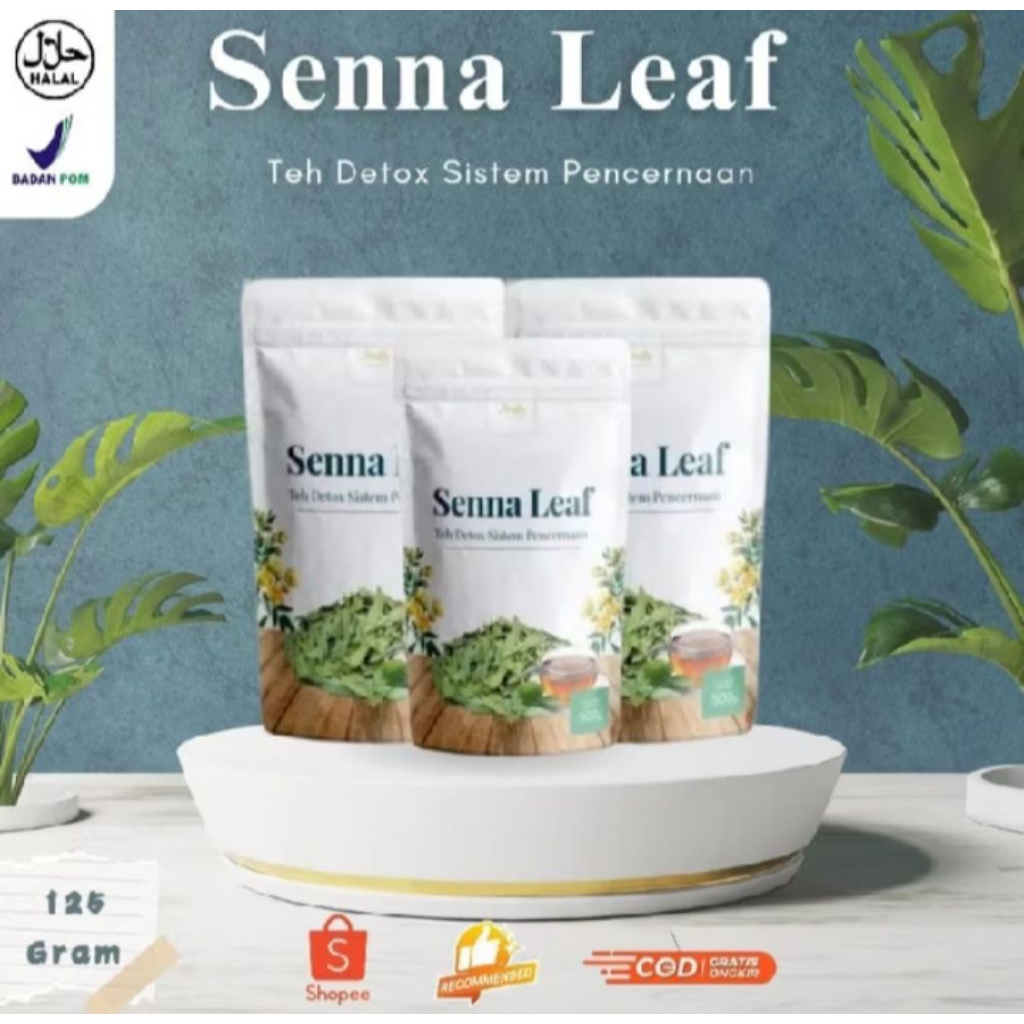 

PROMO 2 POUNCH SENNA LEAF TEA Superfood 125 Gram Original Teh Herbal Untuk Mengatasi Usus,