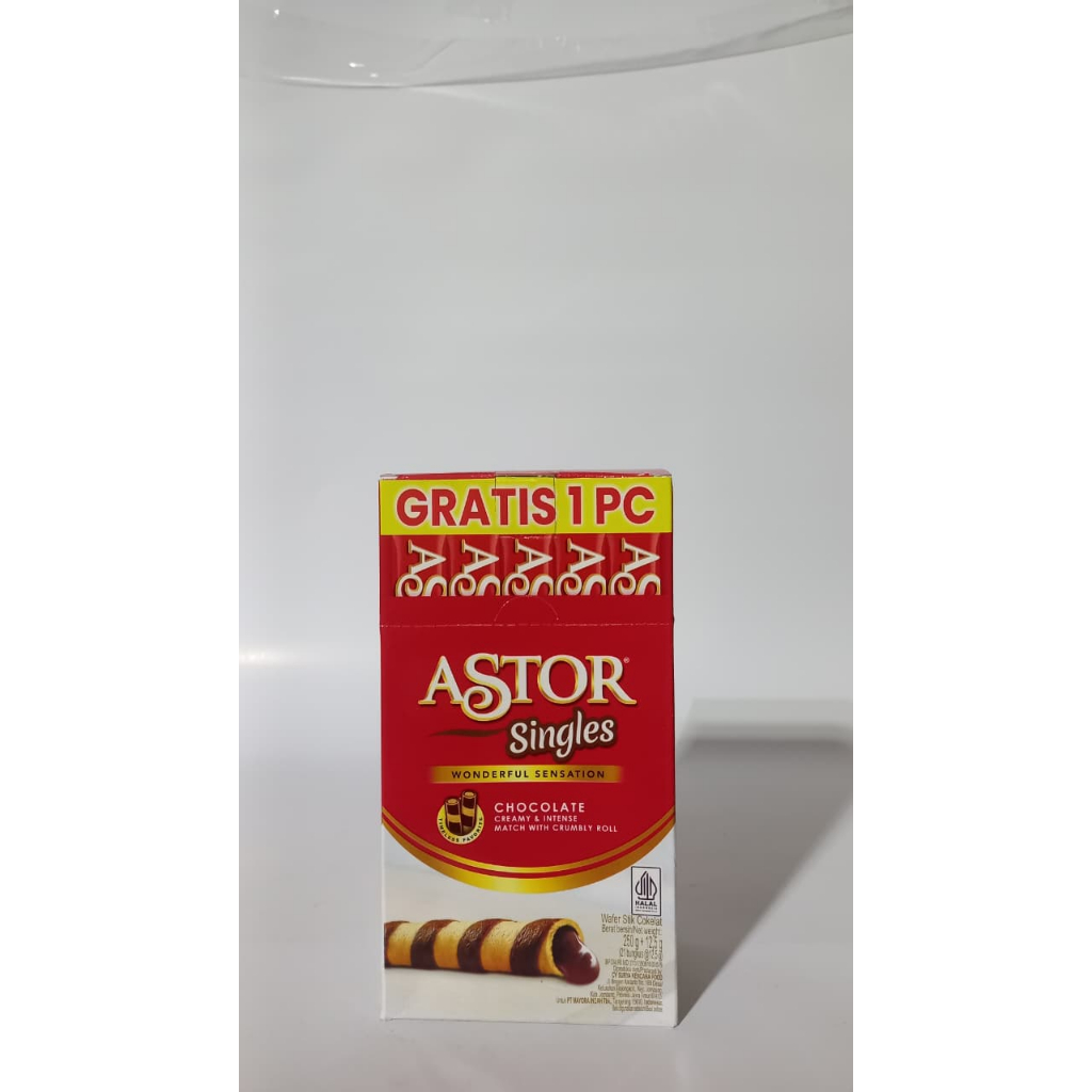 

ASTOR SINGLES STICK ROLL 14gr (Isi:20) Renyah Coklat