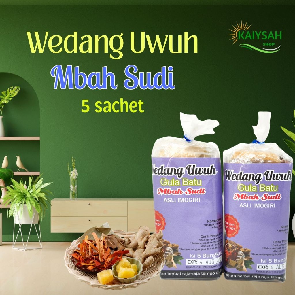 

Wedang Uwuh Gula Batu Herbal Segar 5 Bungkus
