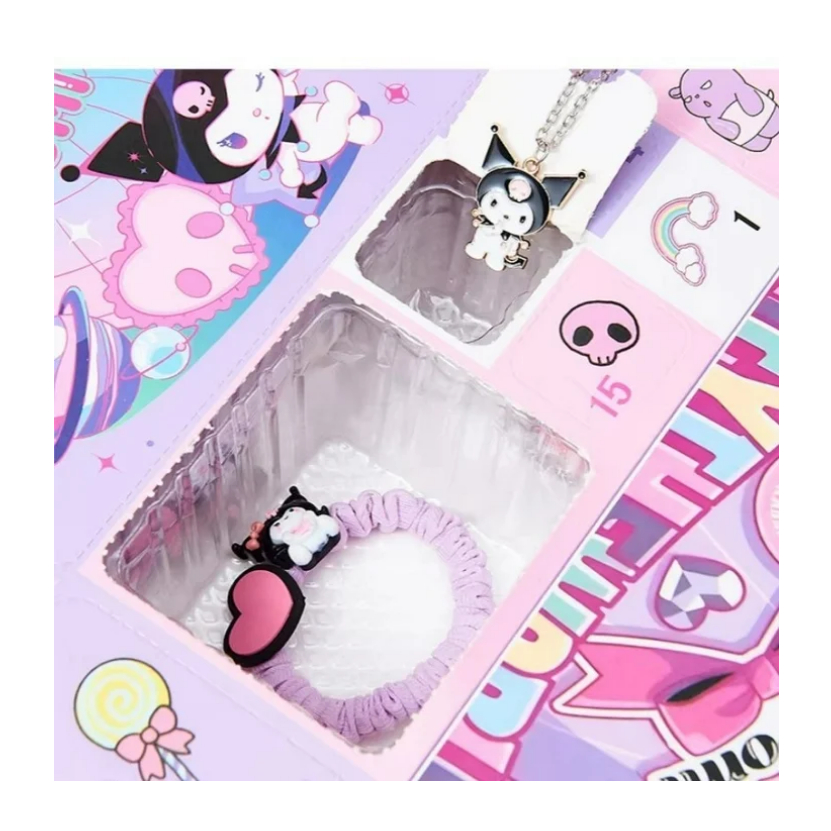 

Hello Kitty Kuromi Anime Christmas Calendar Advent Figures Halloween Countdown Diy Handmade Toys Gift For Kids Toy