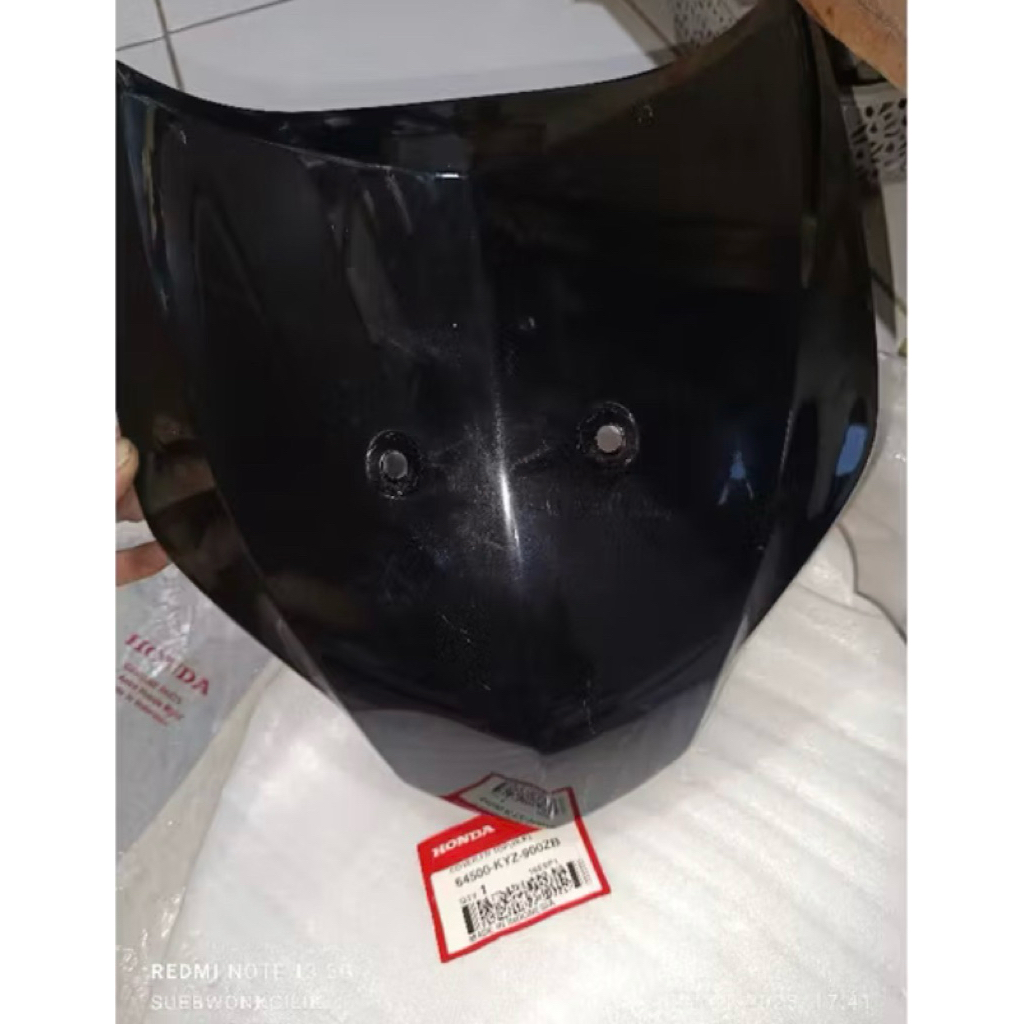 64500-KYZ-900zb panel dasi dada tameng depan supra x125 helm in original AHM  64500kyz900zb ori ahm