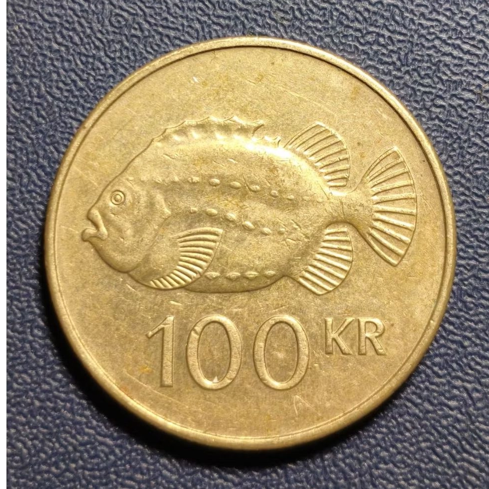 Koleksi Koin Asing islandia 100 Kronur