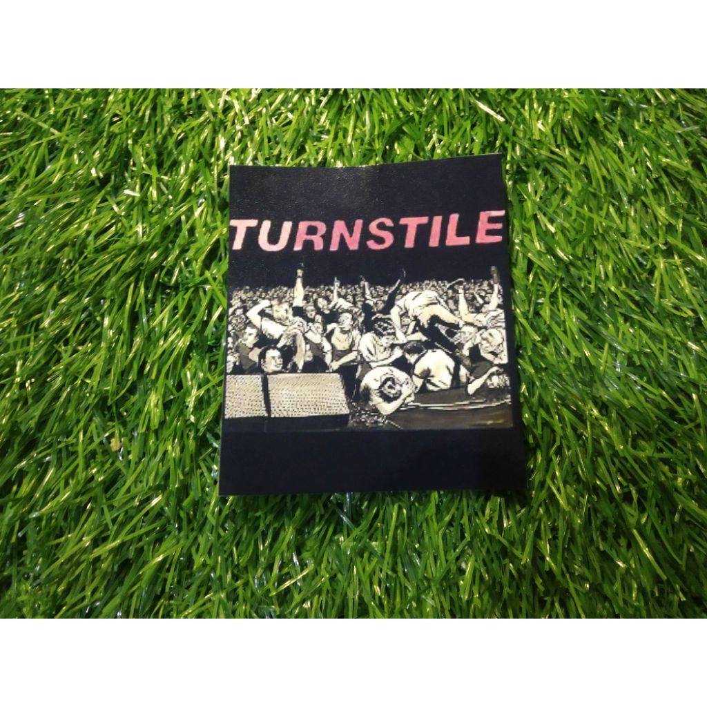 

stiker vinyl turnstile