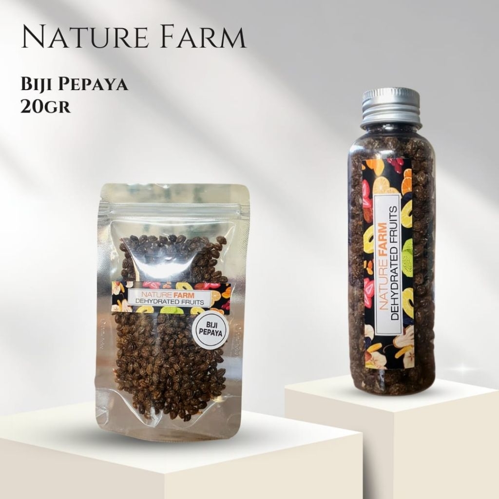 

Nature Farm Biji Pepaya Kates kering / Dried Papaya Seeds 20gr 10gr 5gr