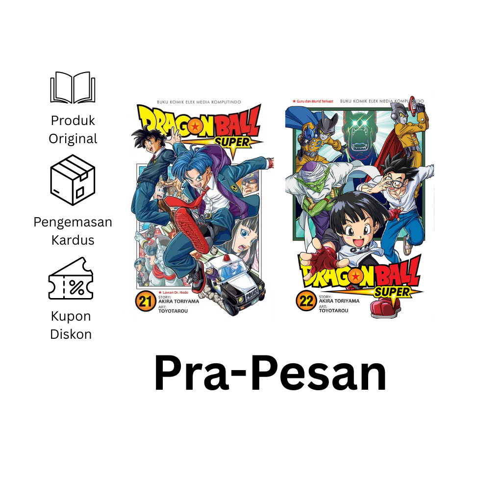 Komik Dragon Ball Super Vol 21 22 - Akira Toriyama