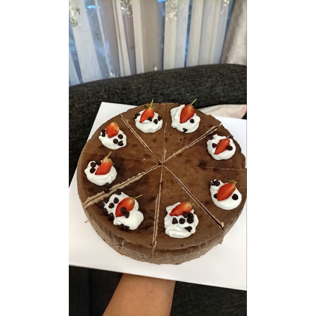 

burnt cheese cake choco