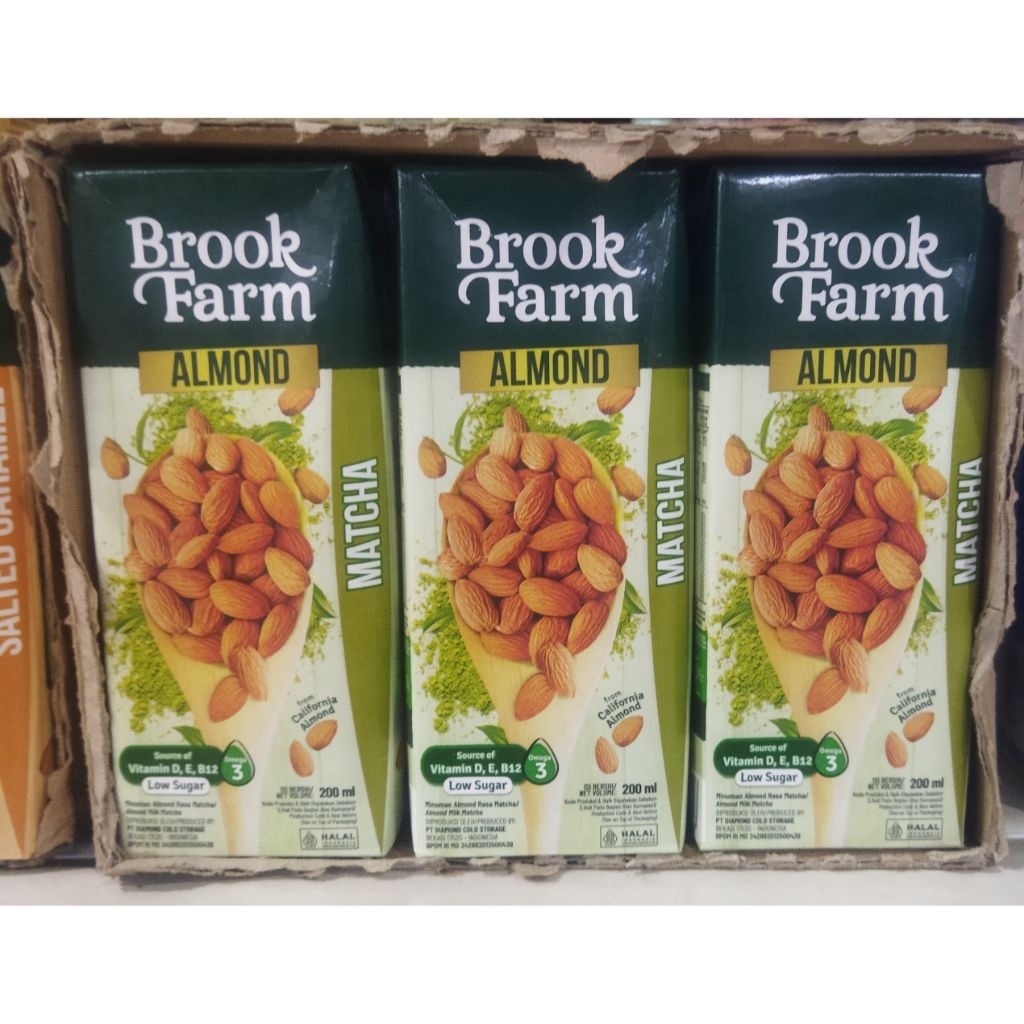 

BROOK FARM ALMOND MATCHA 200ML ISI 3 PCS