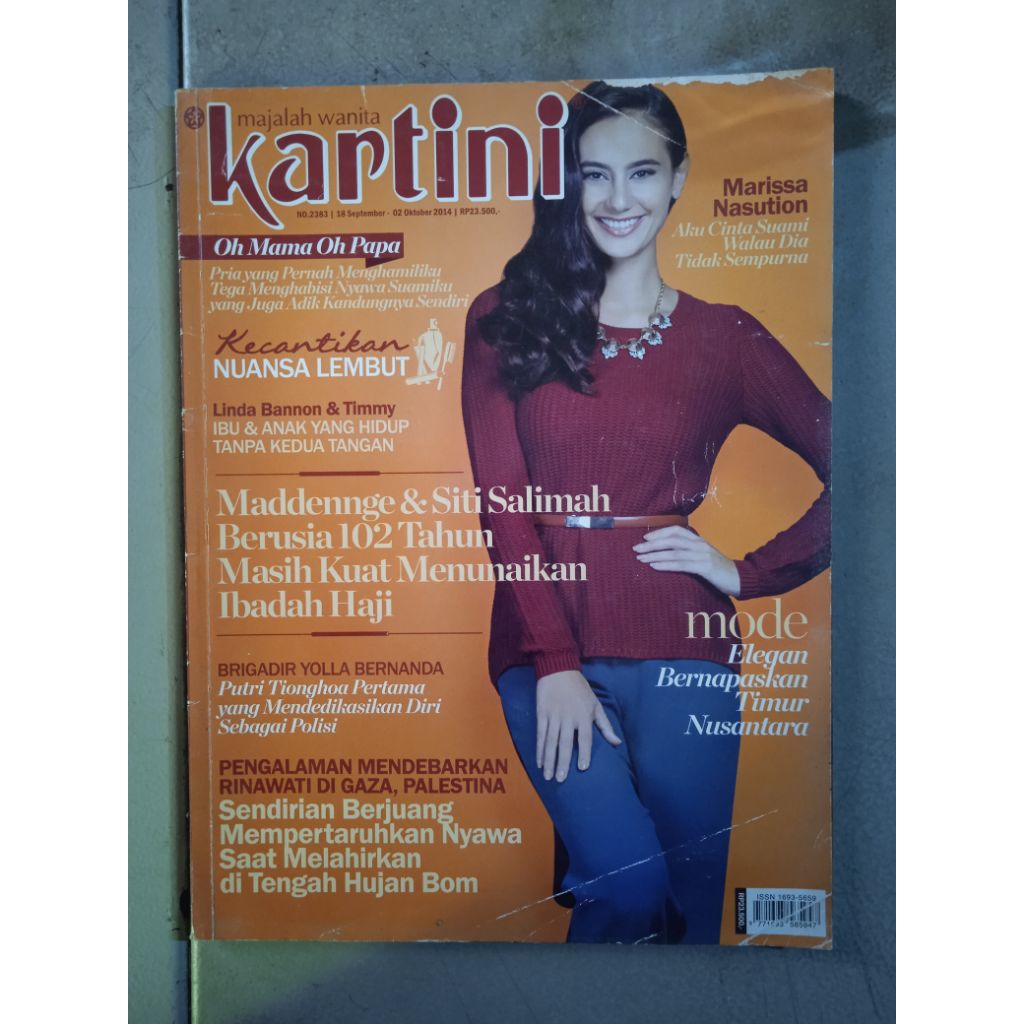 Majalah Wanita Kartini No. 2383 / 18 September sd 02 Oktober 2014