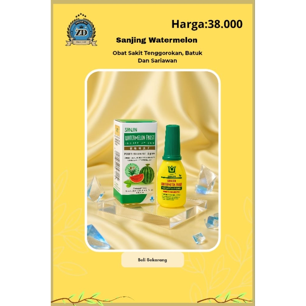Sanjing watermelon frost inssuflation Obat Sakit Tenggorokan Sariawan – Obat China Herbal