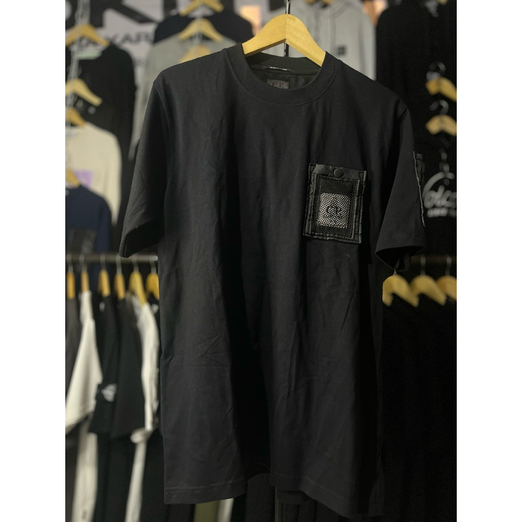 T-Shirt C.P. Company Double Pocket With Nylon Lens