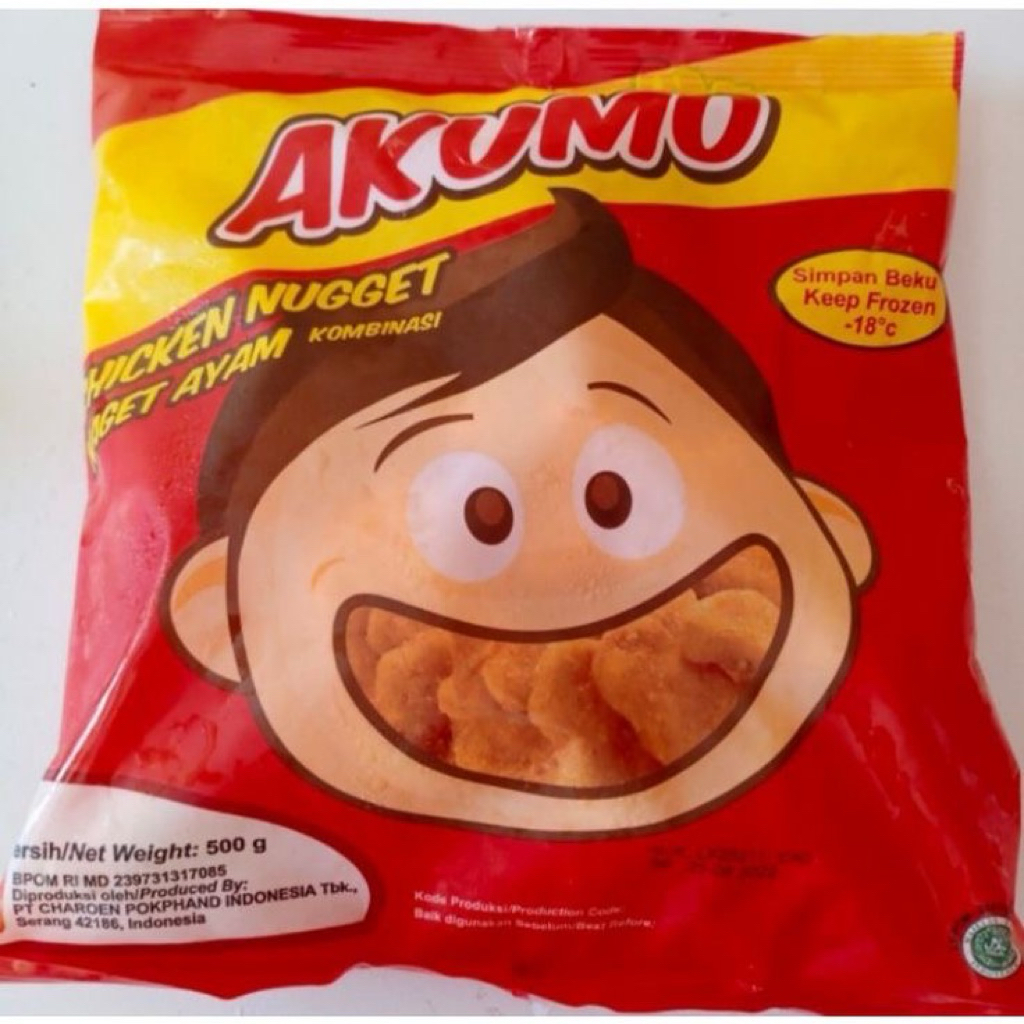 

Nugget Akumo 250gr dan 500gr/ Chicken Nugget Akumo