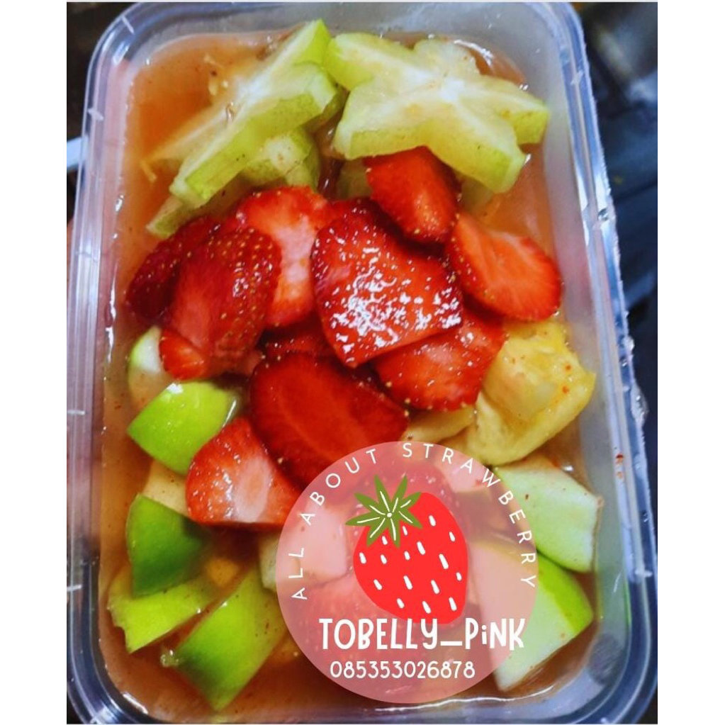 

asinan kuah lemon strawberry