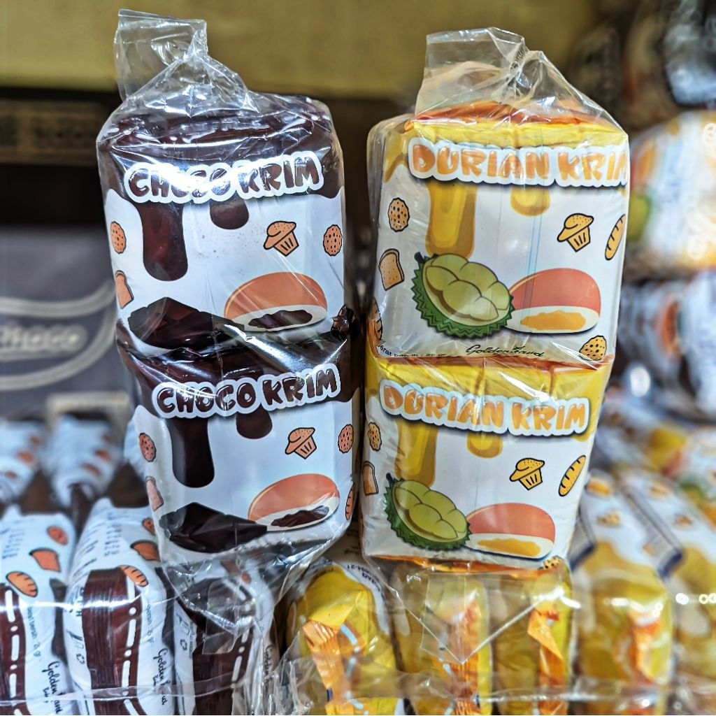 

Roti Krim Choco & Durian | Roti Manis Isi Krim Lembut Enak Praktis