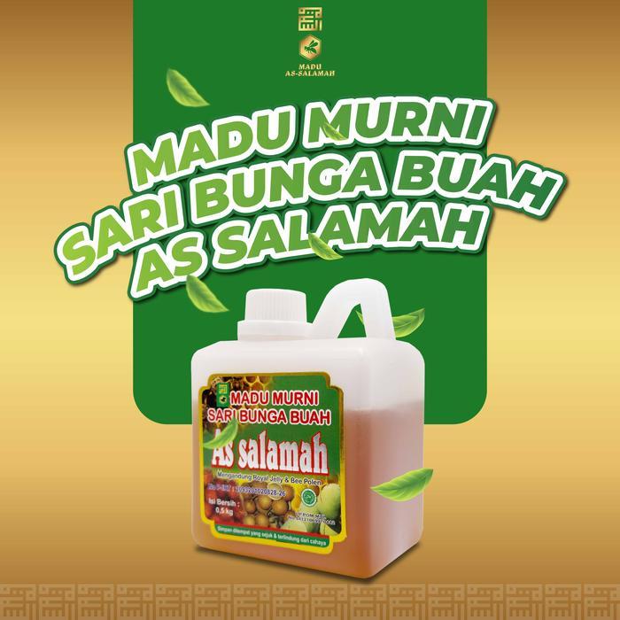 

Madu Murni Sari Bunga Buah As Salamah Ukuran 500 Gr Asli Original